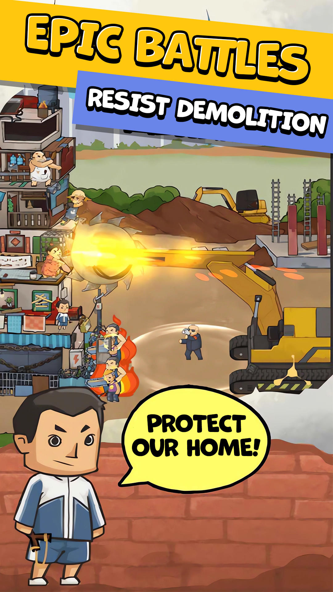 Home Defender - Wang's Story ภาพหน้าจอเกม