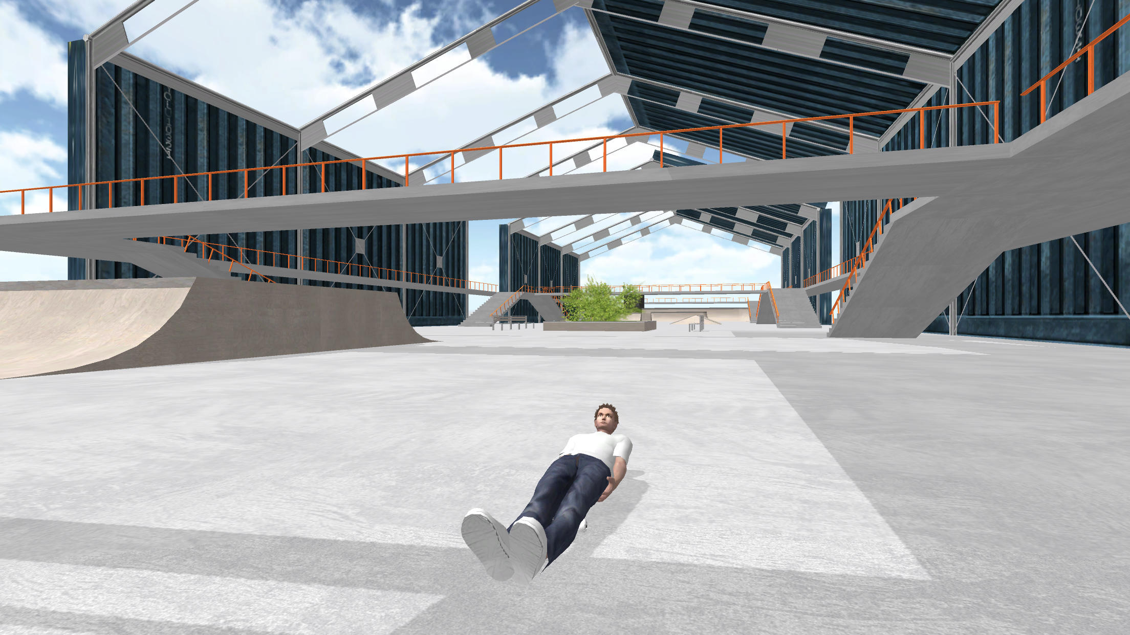 Skate Space Game Screenshot