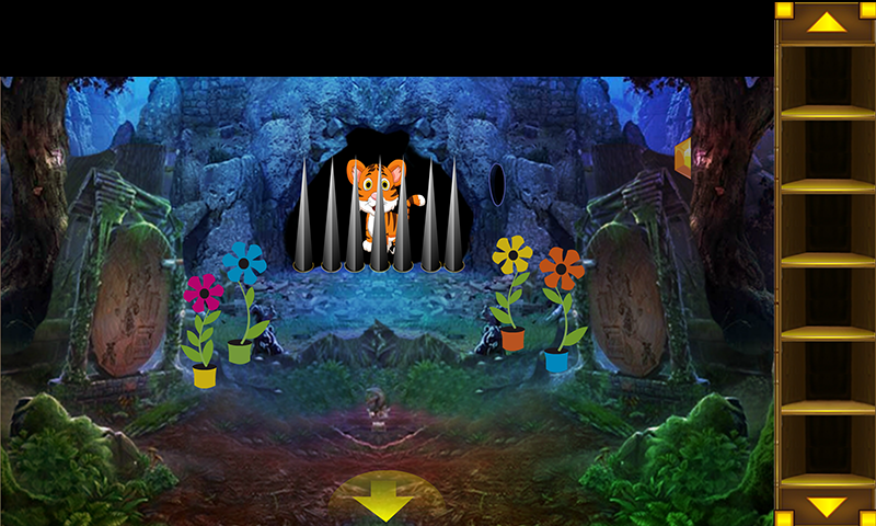 Tiger Cat Best Escape Game 104 Game Screenshot