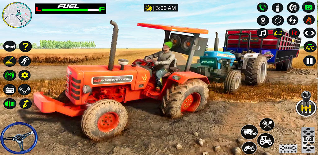 Banner of Village Tractor Driving Game 3.0