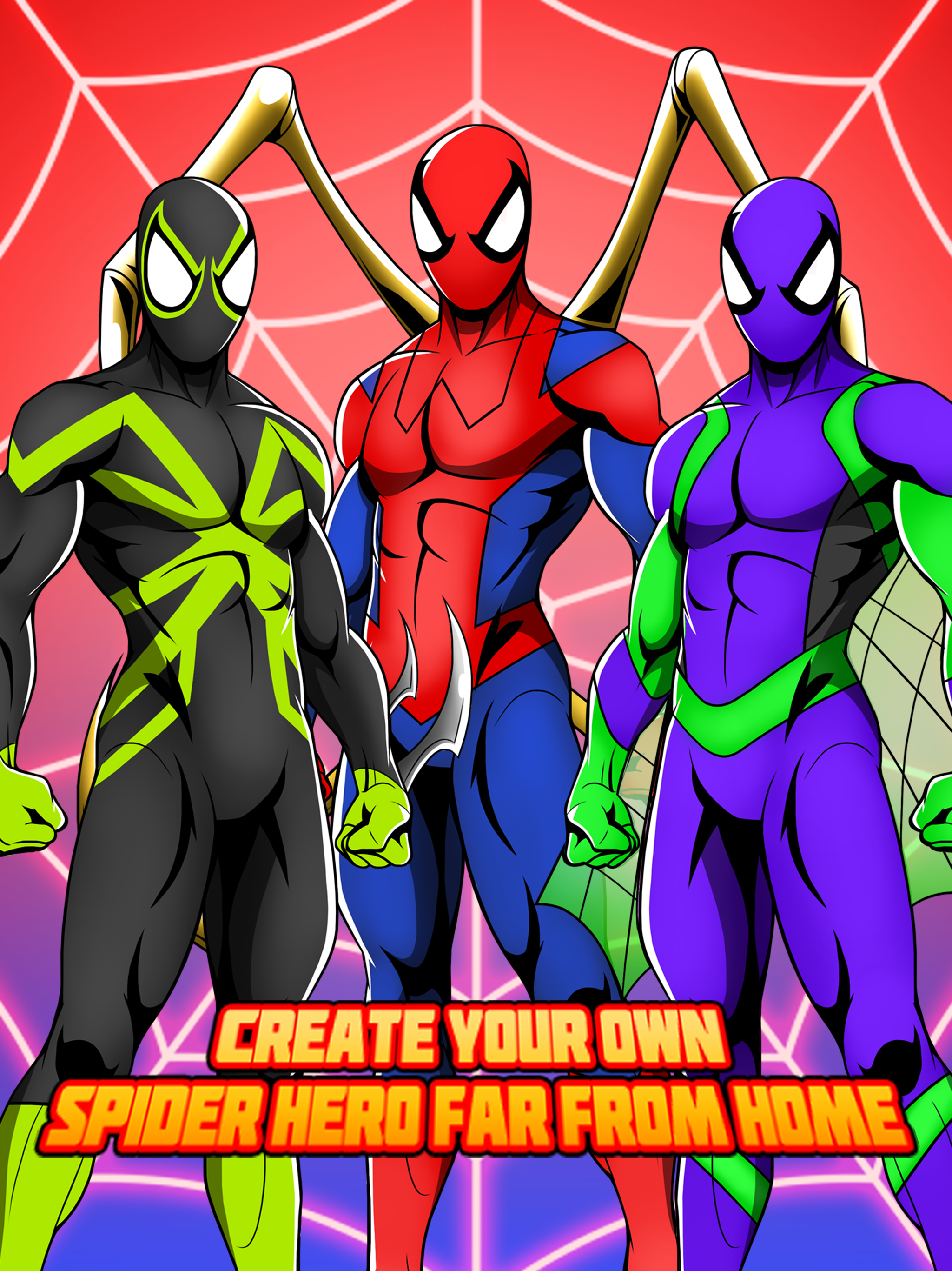 Suit Up Superhero Spider Hero VS Night Monkey Game Screenshot