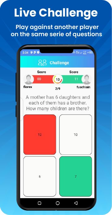Vsquizz: Live quiz challenge ภาพหน้าจอเกม