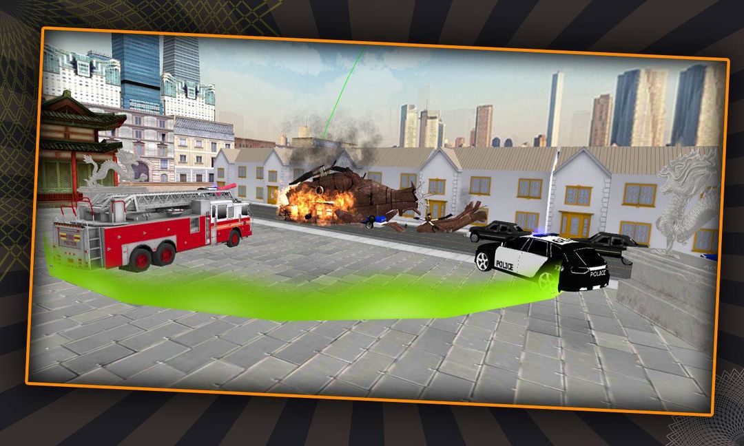 Chinatown Firetruck Simulator 게임 스크린 샷