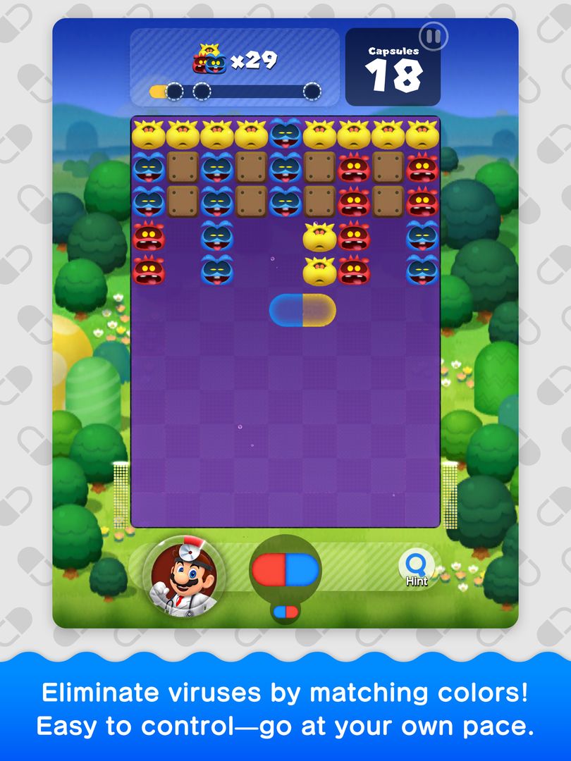 Dr. Mario World ภาพหน้าจอเกม