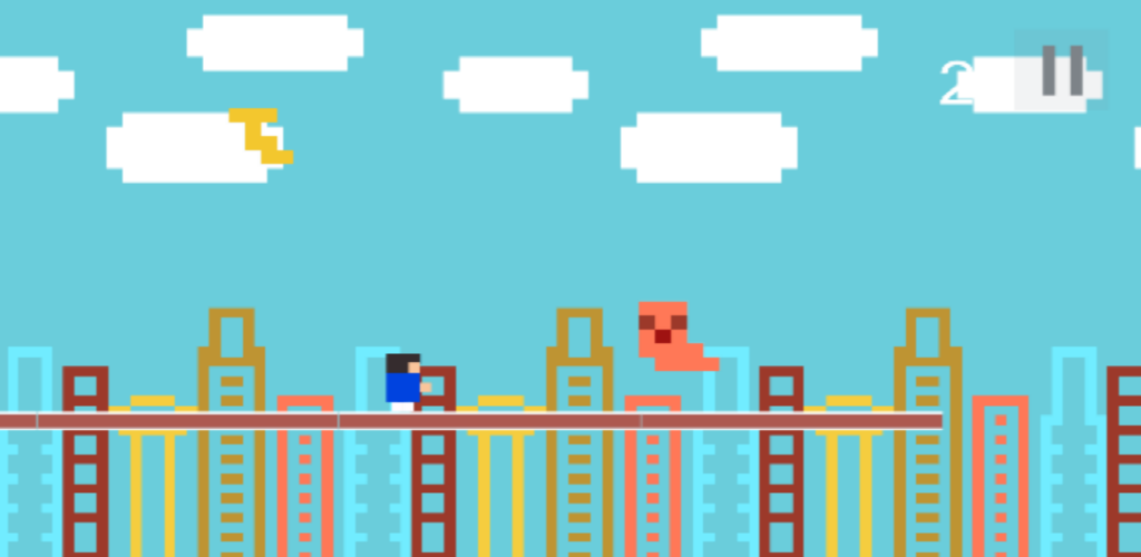 runner run2 : pixel runner Game Screenshot