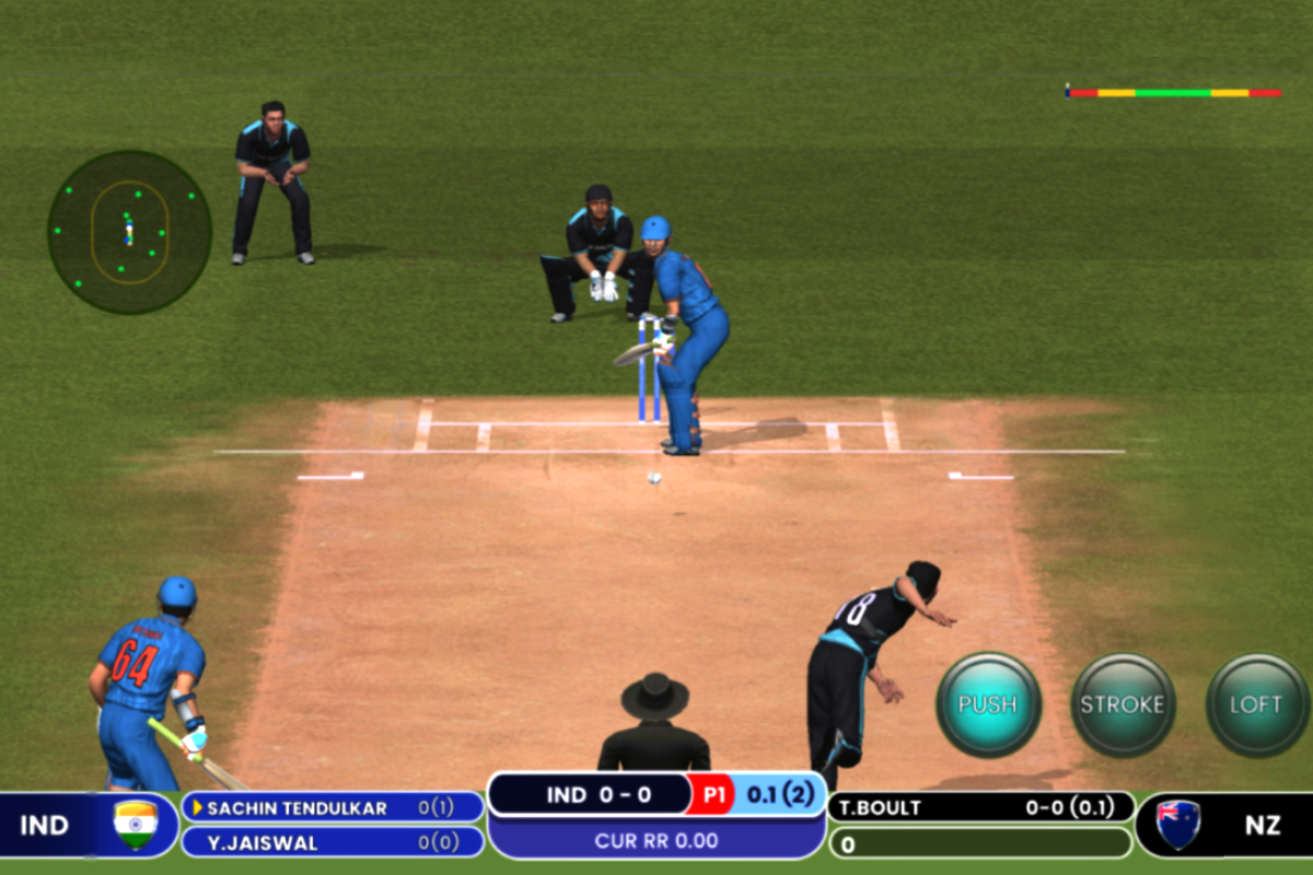 Pro Cricket Game - Sachin Saga ภาพหน้าจอเกม