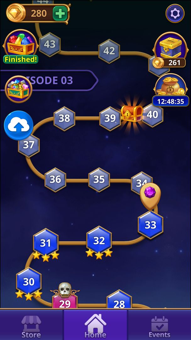 Jewels Magic : King’s Diamond screenshot game