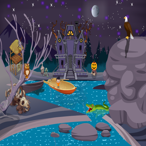 Captura de Tela do Jogo Boy Rescue From Halloween Land