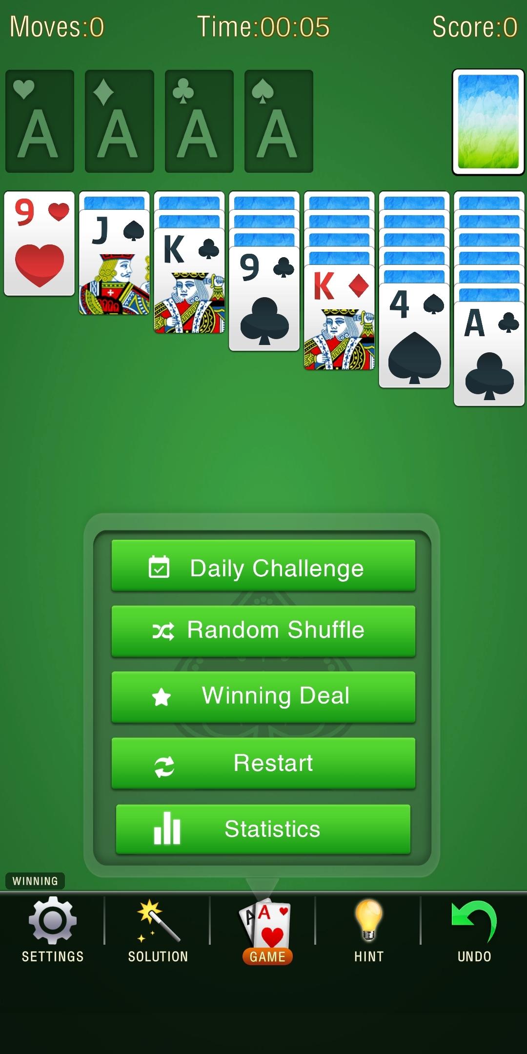The Solitaire Daily Challenge