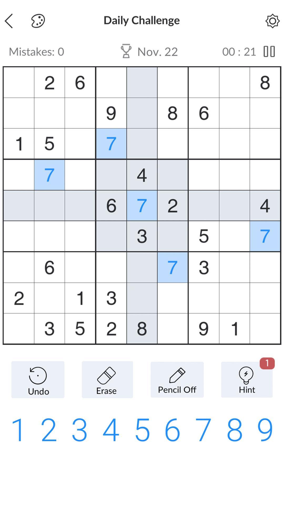Screenshot 1 of Sudoku - Klasikong Sudoku Puzzle 4.21.0
