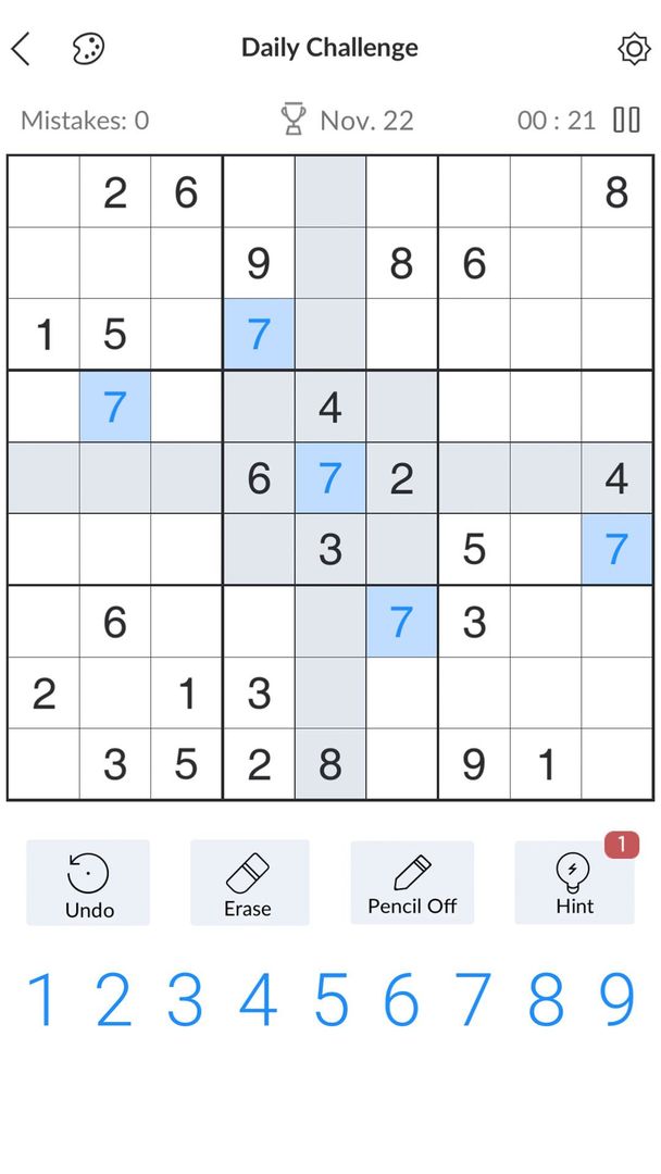 Screenshot of Sudoku - Classic Sudoku Puzzle