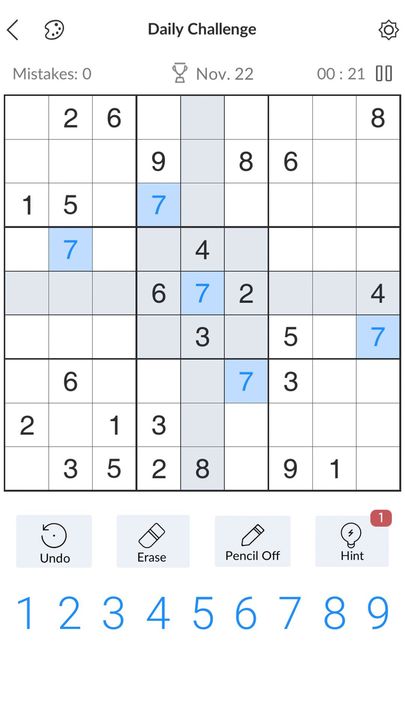 Screenshot 1 of Sudoku - Classic Sudoku Puzzle 4.21.0