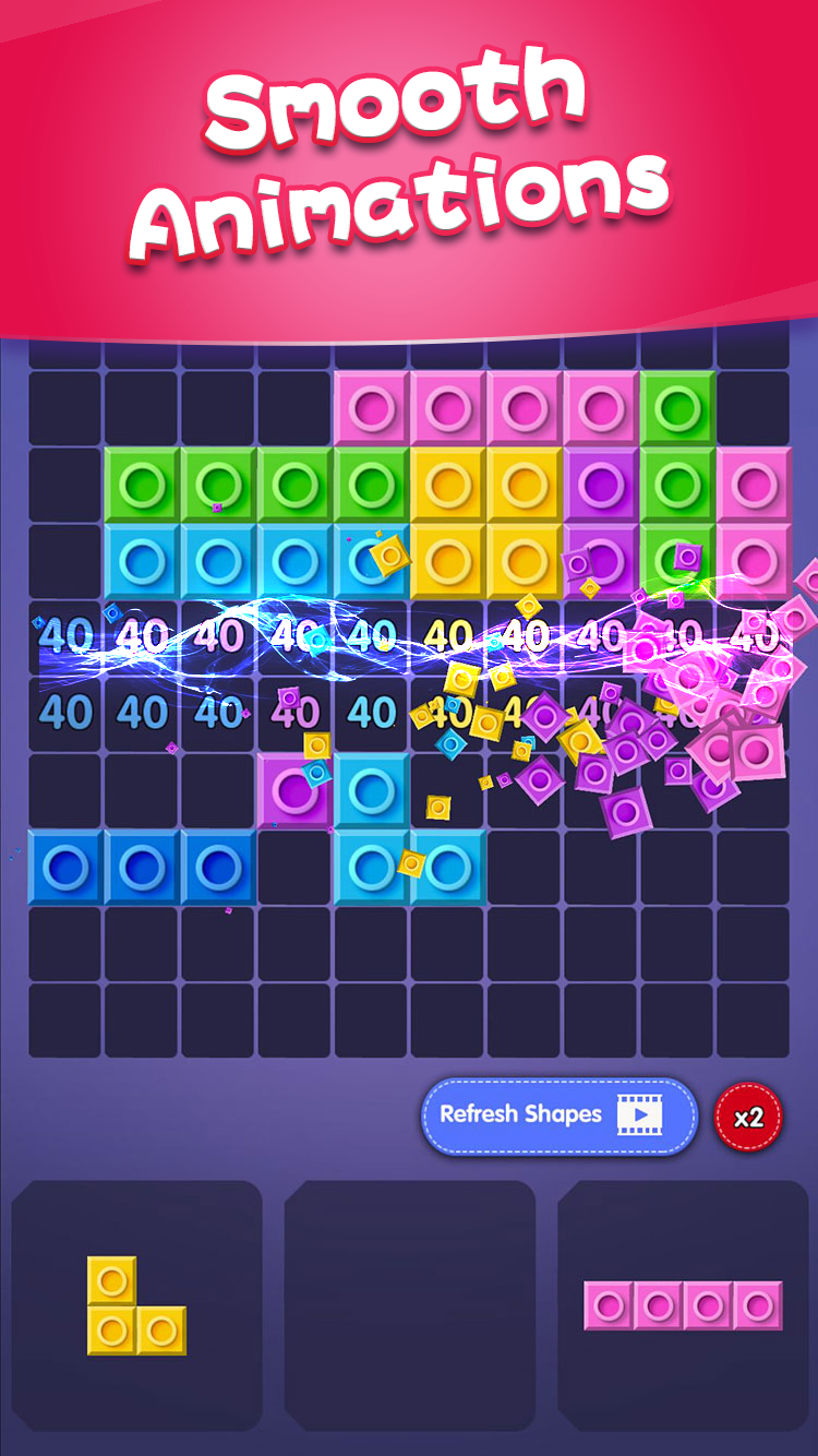 Block Puzzle - Popular Puzzle Game To Get Reward ภาพหน้าจอเกม