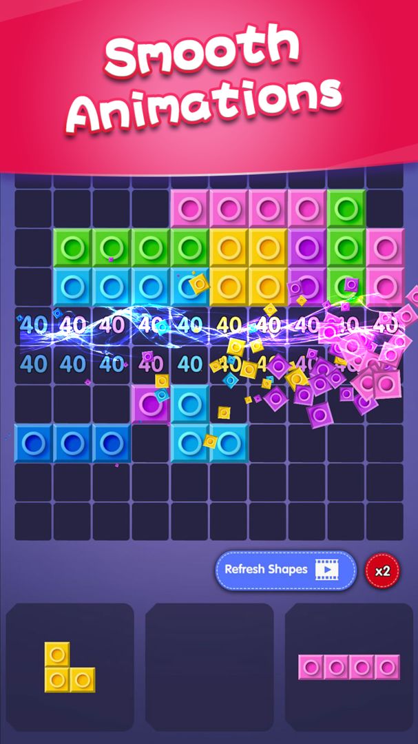 Screenshot of Block Puzzle - Popular Puzzle Game To Get Reward