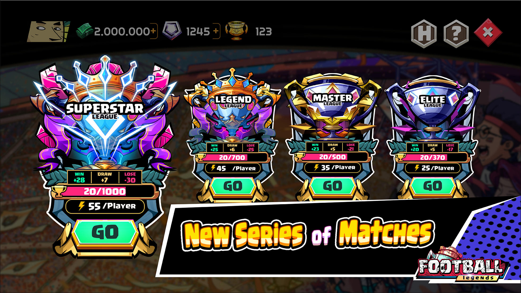 Screenshot of Football Legends - Soccer Game