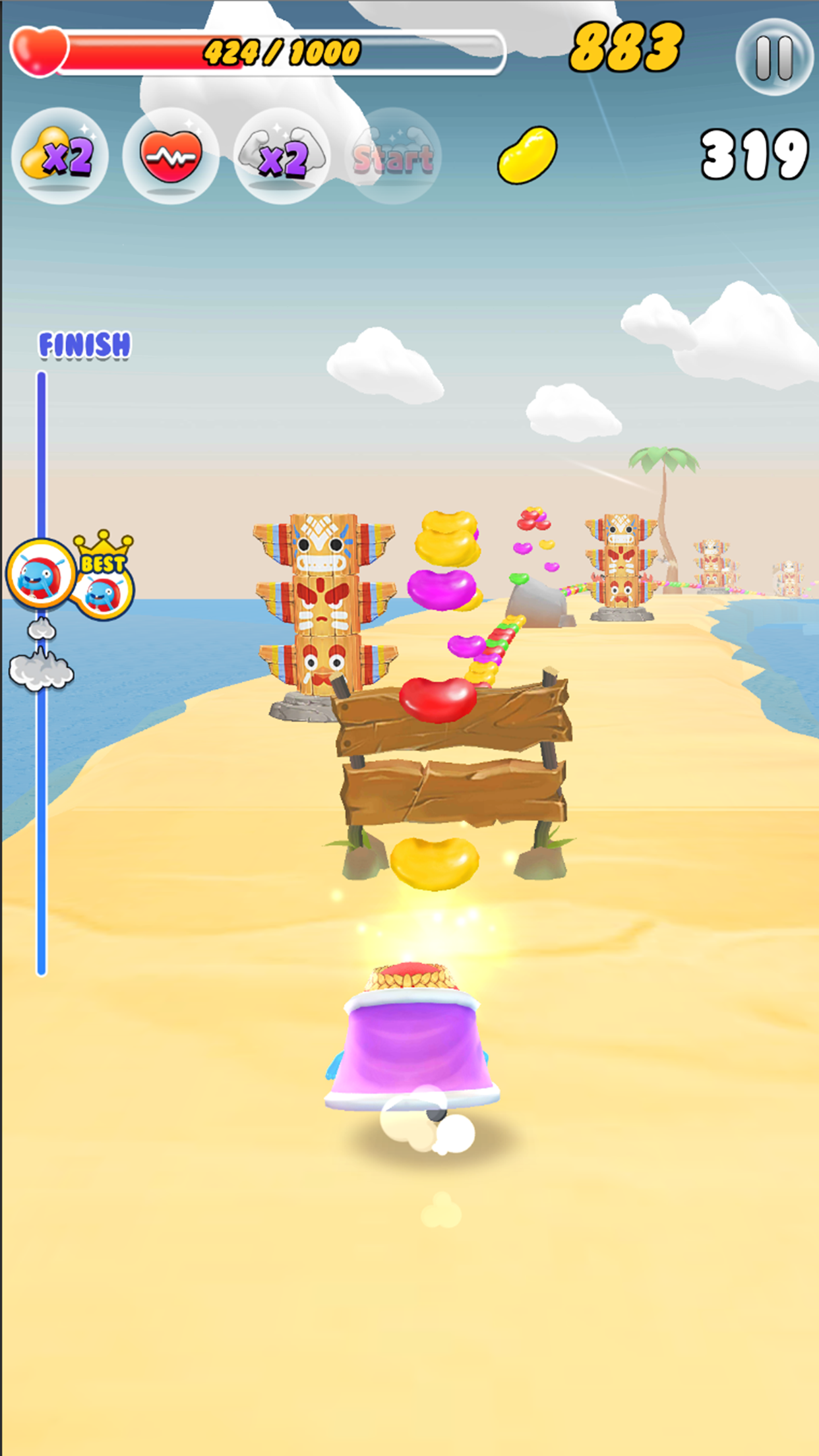 ZellyGo Dash - running game Game Screenshot