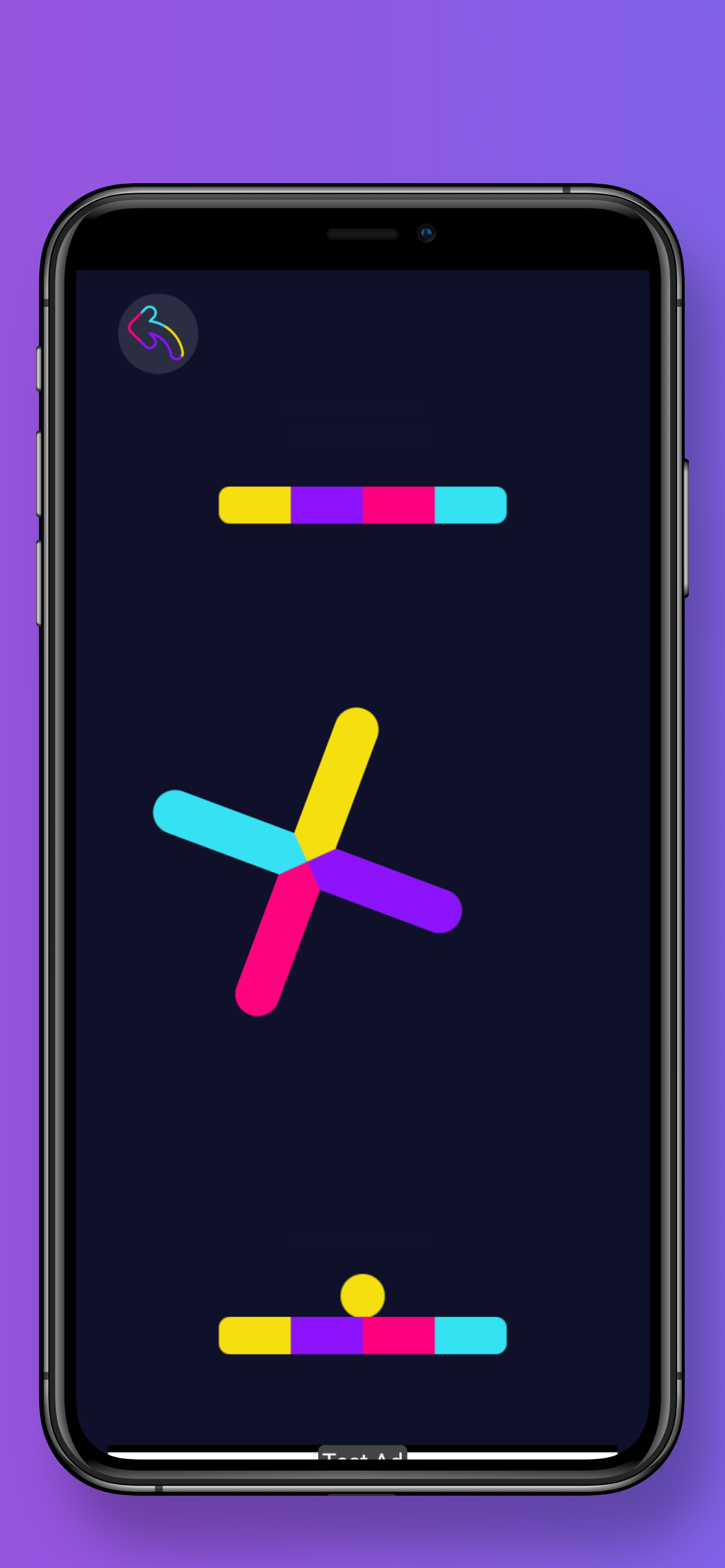 Ultimate Color Ball Swipe ゲームのスクリーンショット
