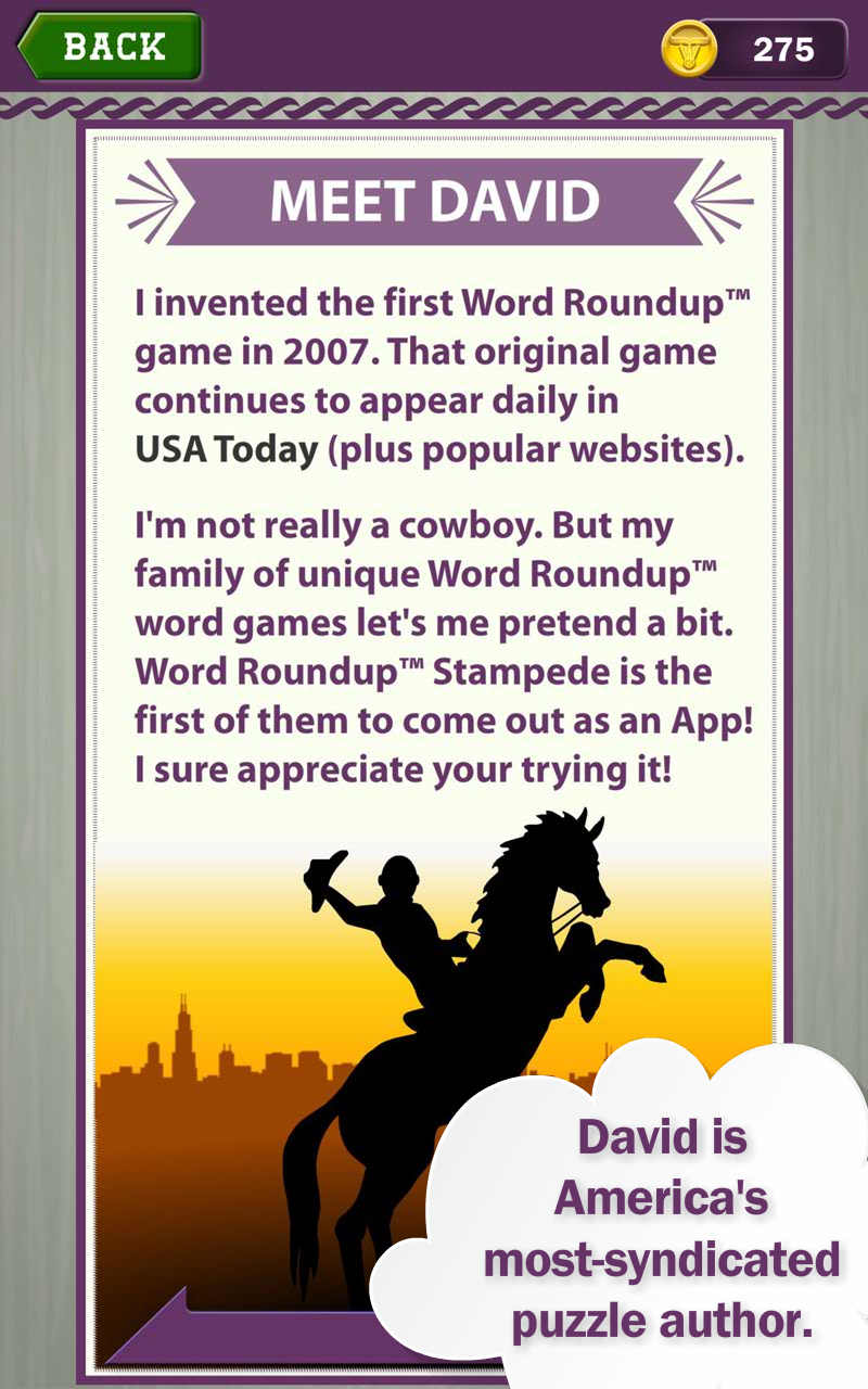 Word Roundup Stampede - Search遊戲截圖