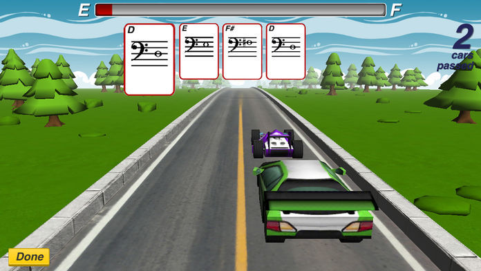 Screenshot of Bassoon Racer