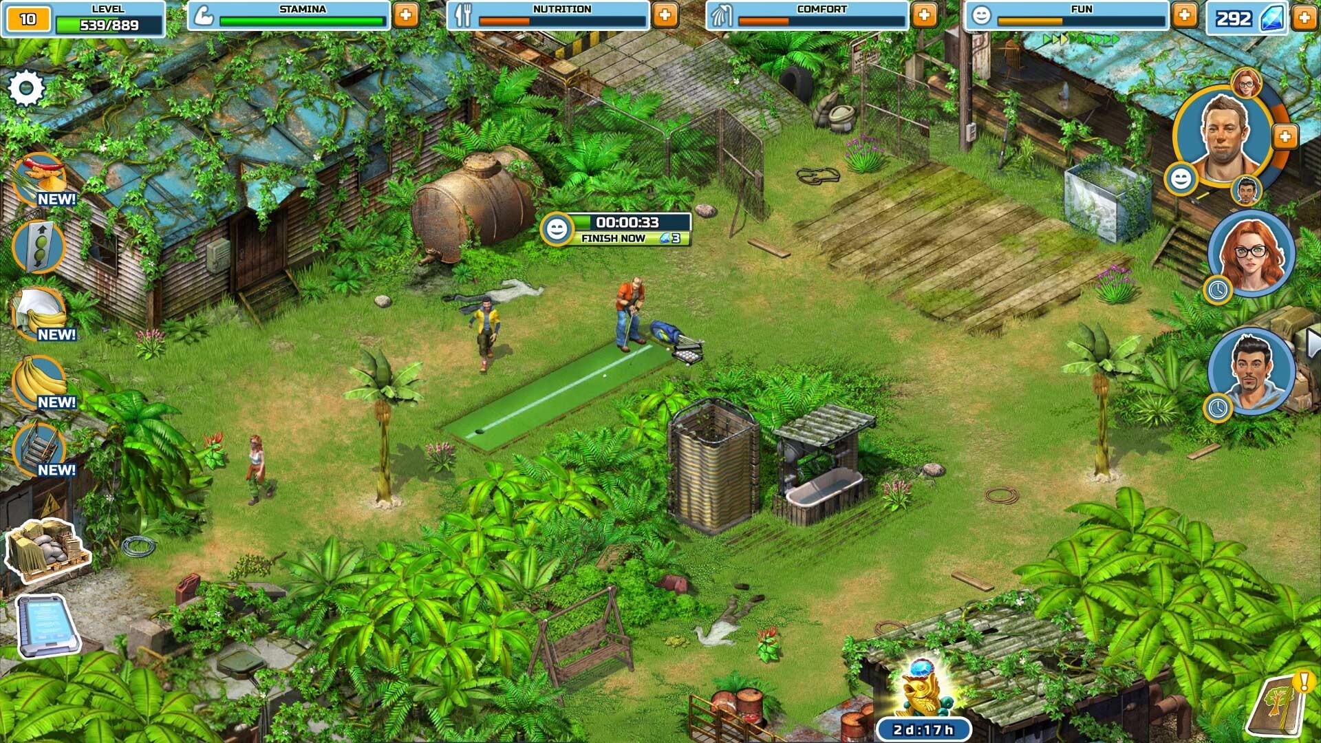 Survivors: Match-3 Island Adventure Game Screenshot