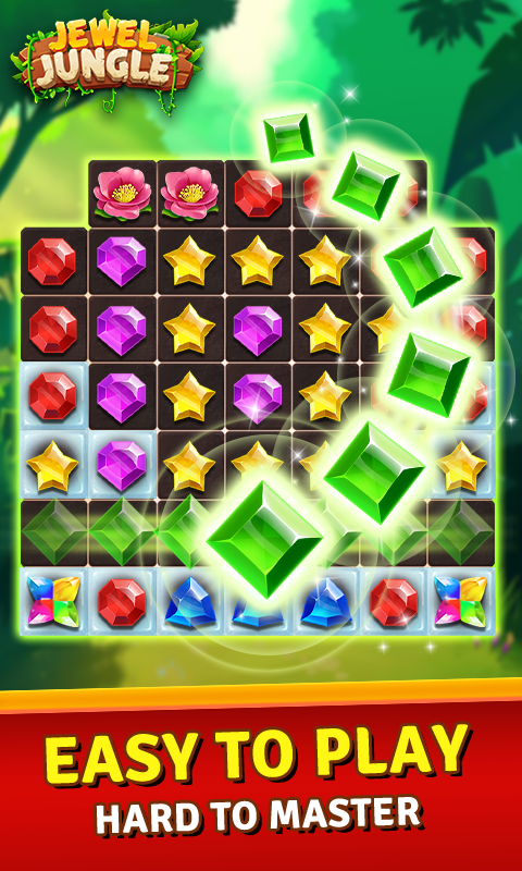 Jewels Jungle Treasure Game Screenshot