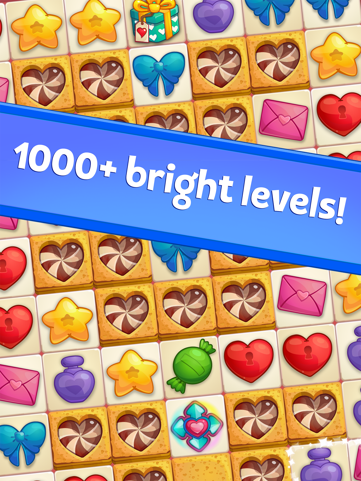 Sweet Hearts - Match 3 게임 스크린샷