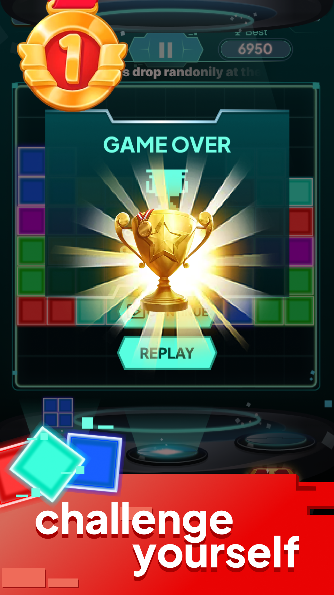 Block Puzzle Space Game Screenshot