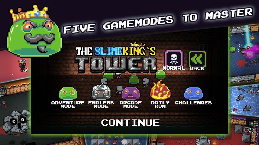 The Slimeking's Tower screenshot game