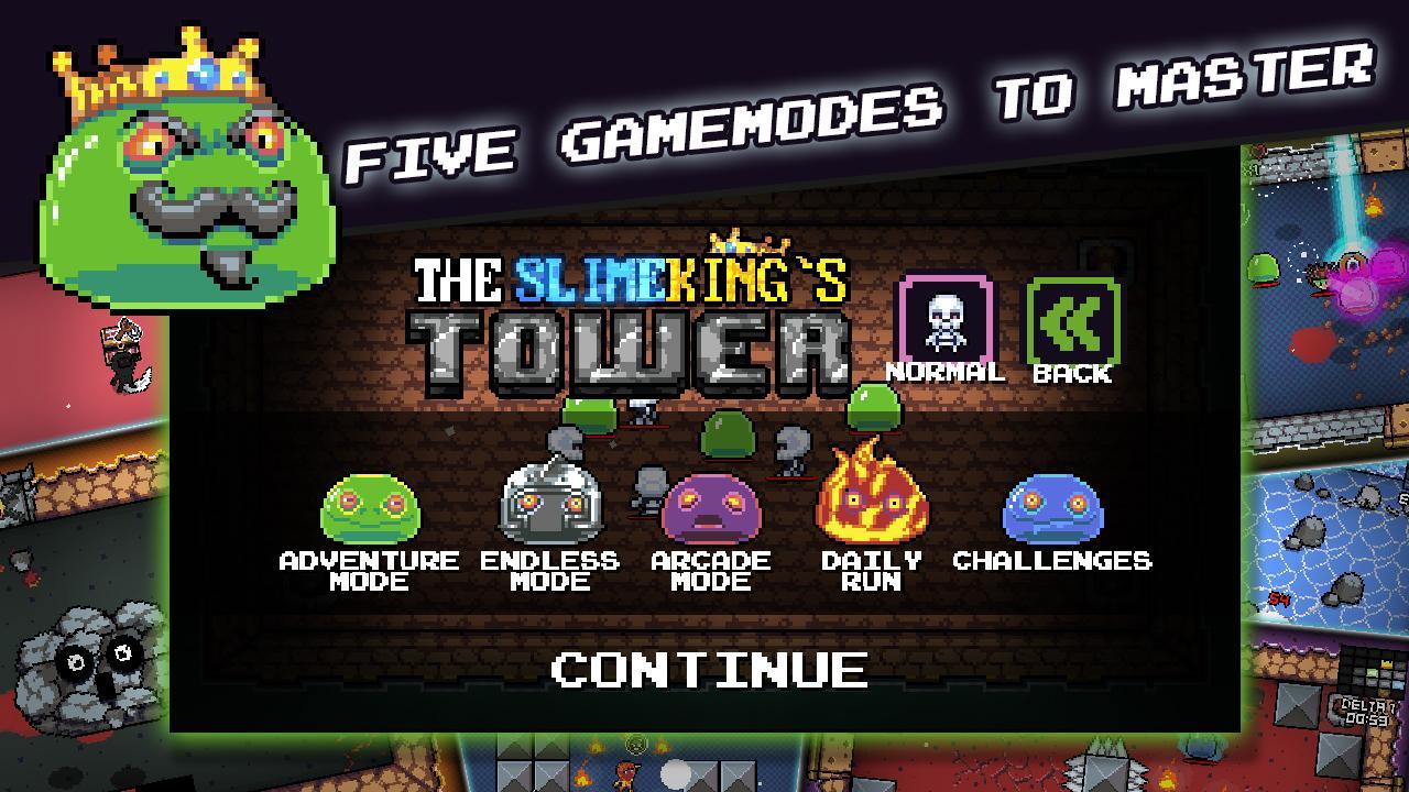 The Slimeking's Tower Game Screenshot