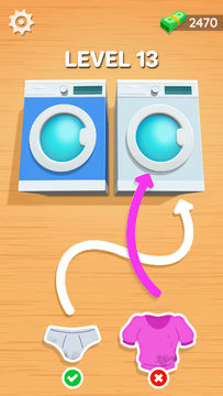 Sorting Laundry Game Screenshot