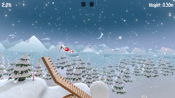 Santa's Slippery Slope Ski Sim Game Screenshot