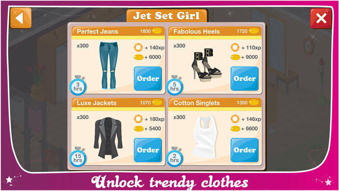 Fashion City: World of Fashion Game Screenshot