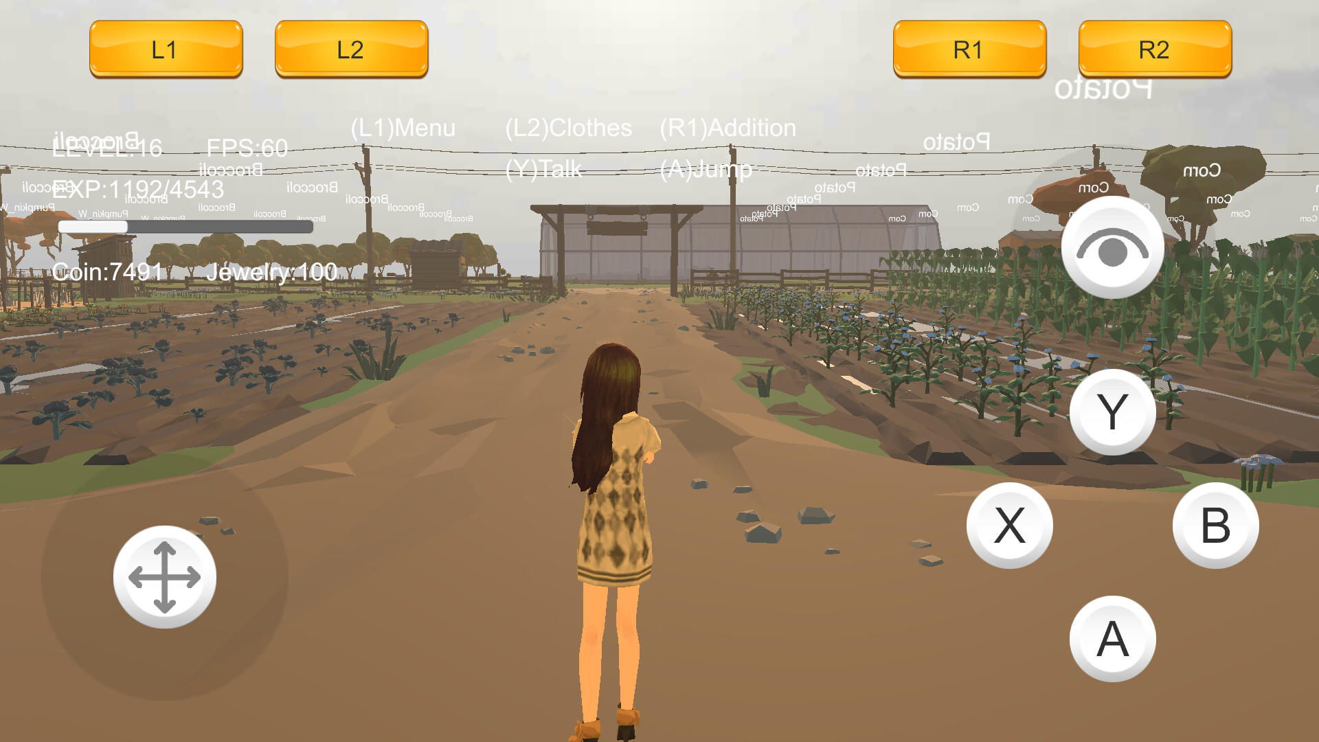 Screenshot 1 of Simulador de jardín de granja 