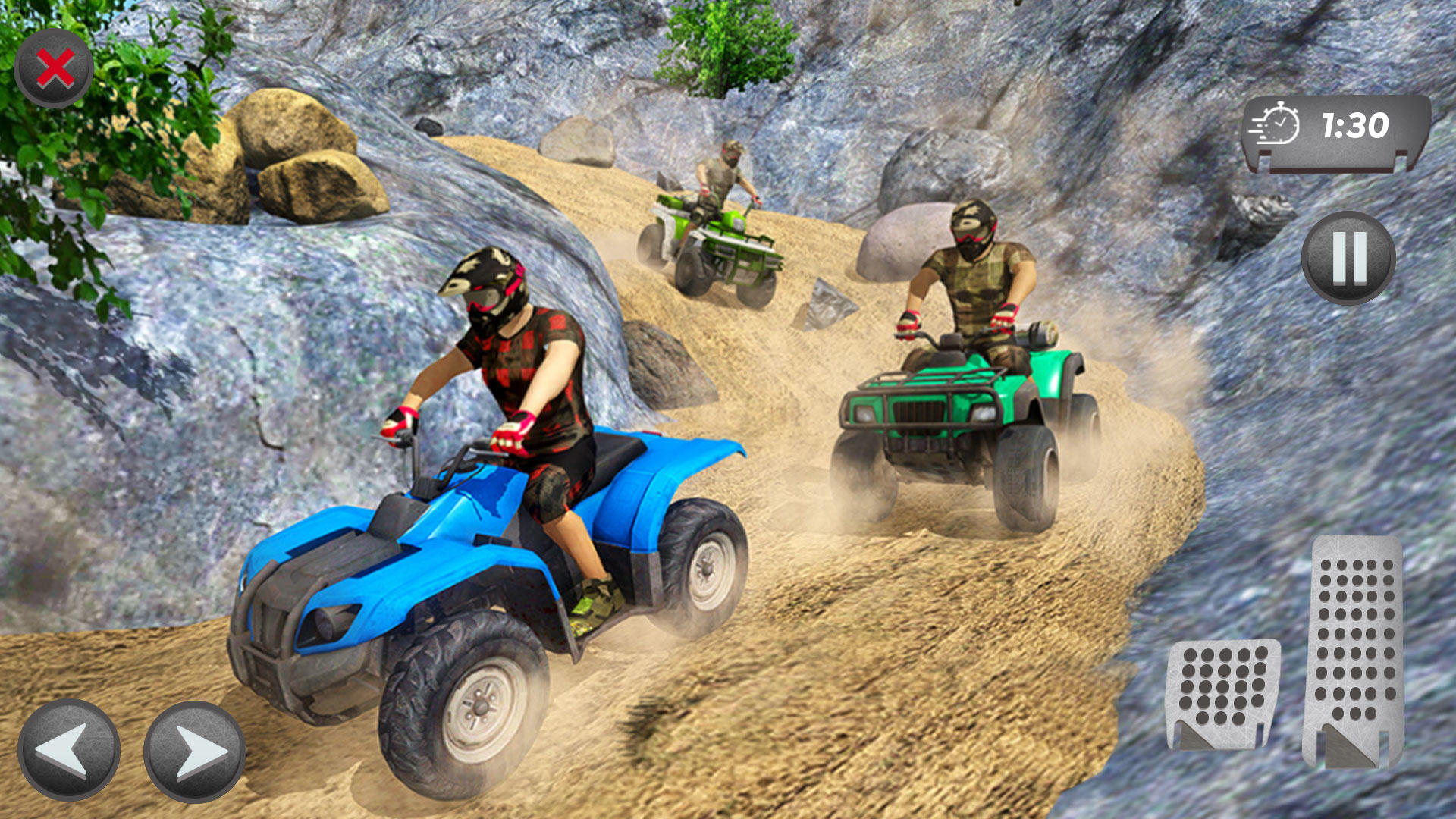 Captura de Tela do Jogo Quad Bike Racing: ATV Game