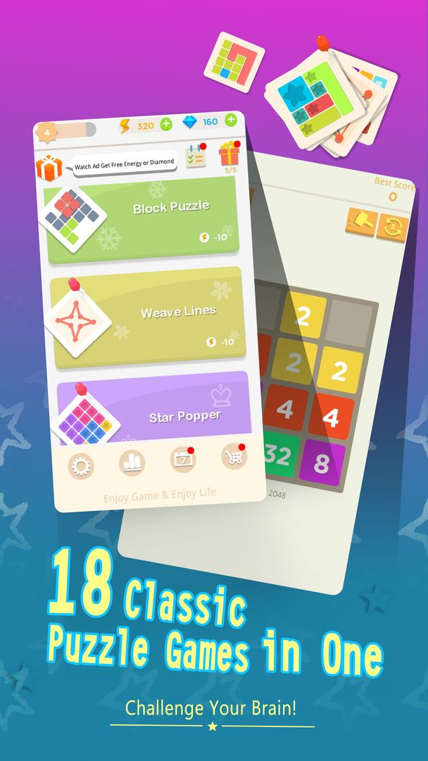 iPuzzle – Puzzle Game Collection with All in One遊戲截圖