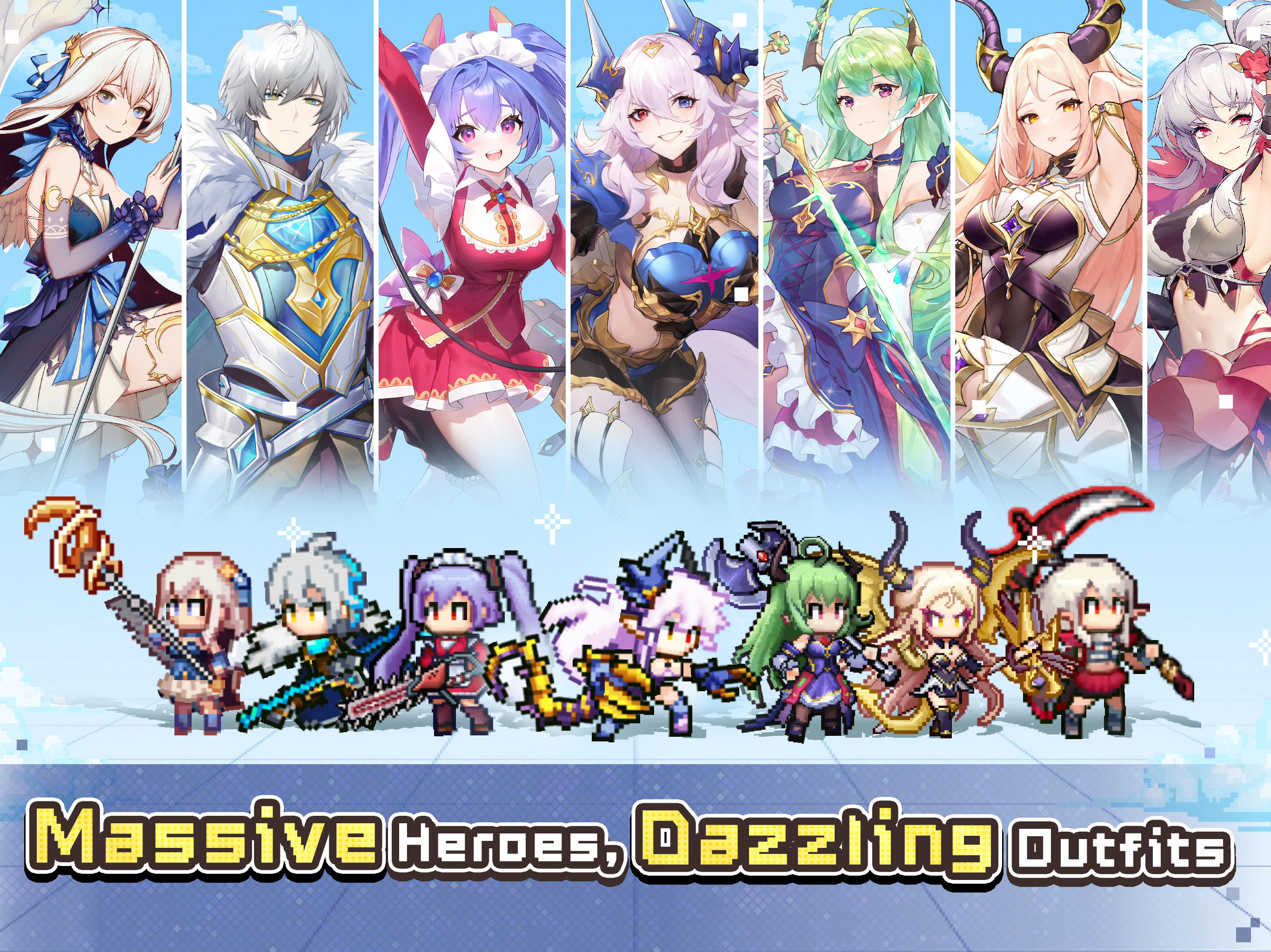 Screenshot of Zero to Hero- Pixel Saga（CBT）