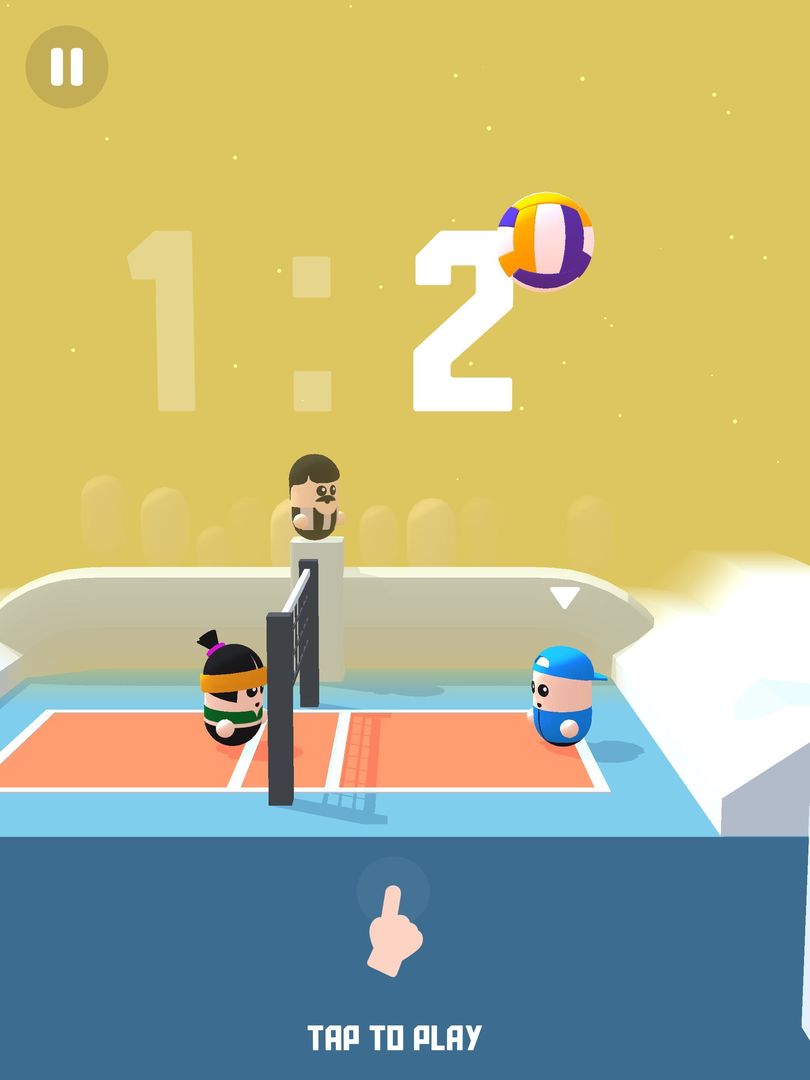Screenshot of Volleyball Game - Volley Beans