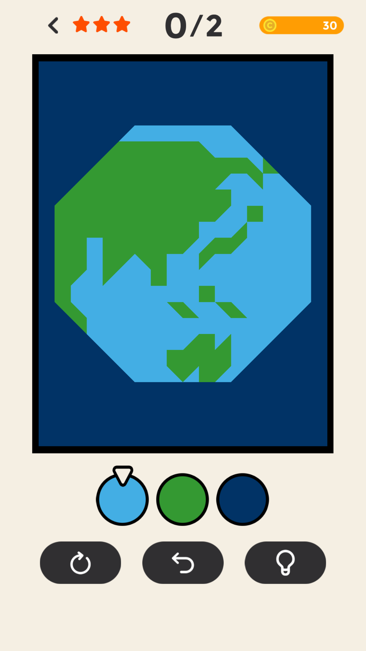 ERASE - coloring puzzle game Game Screenshot