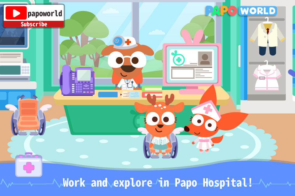 Screenshot of Papo Town: Hospital