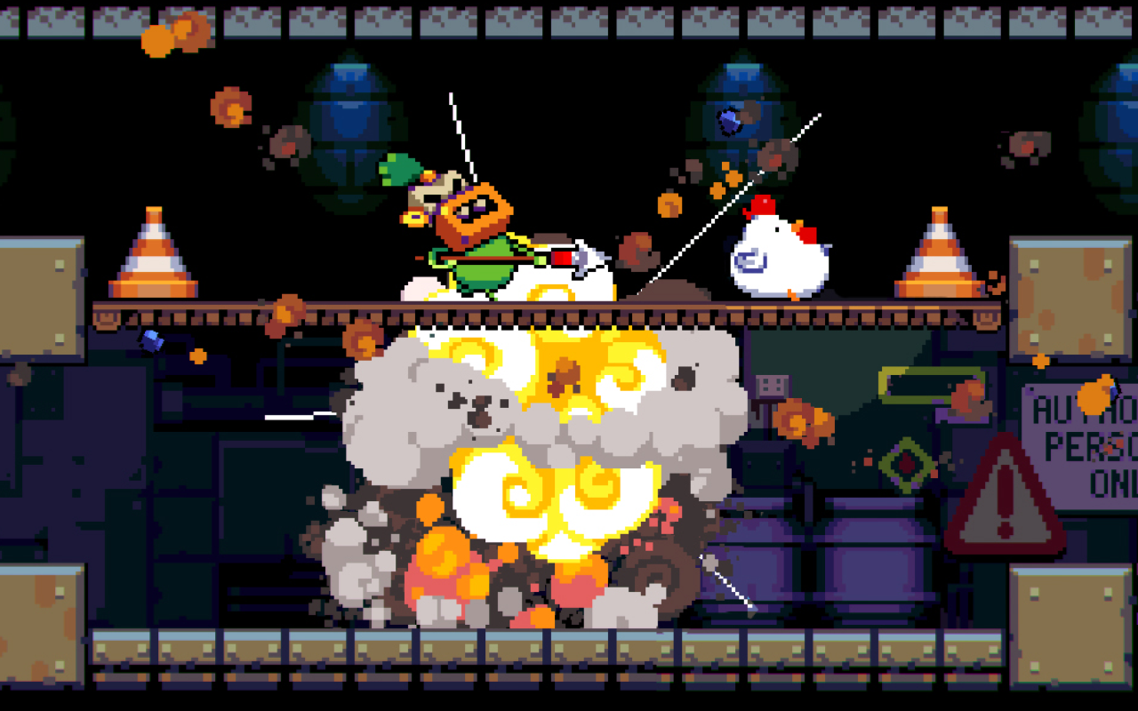 Bomb Chicken ภาพหน้าจอเกม