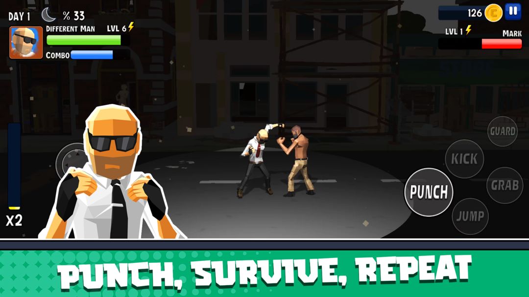 City Fighter vs Street Gang 게임 스크린 샷