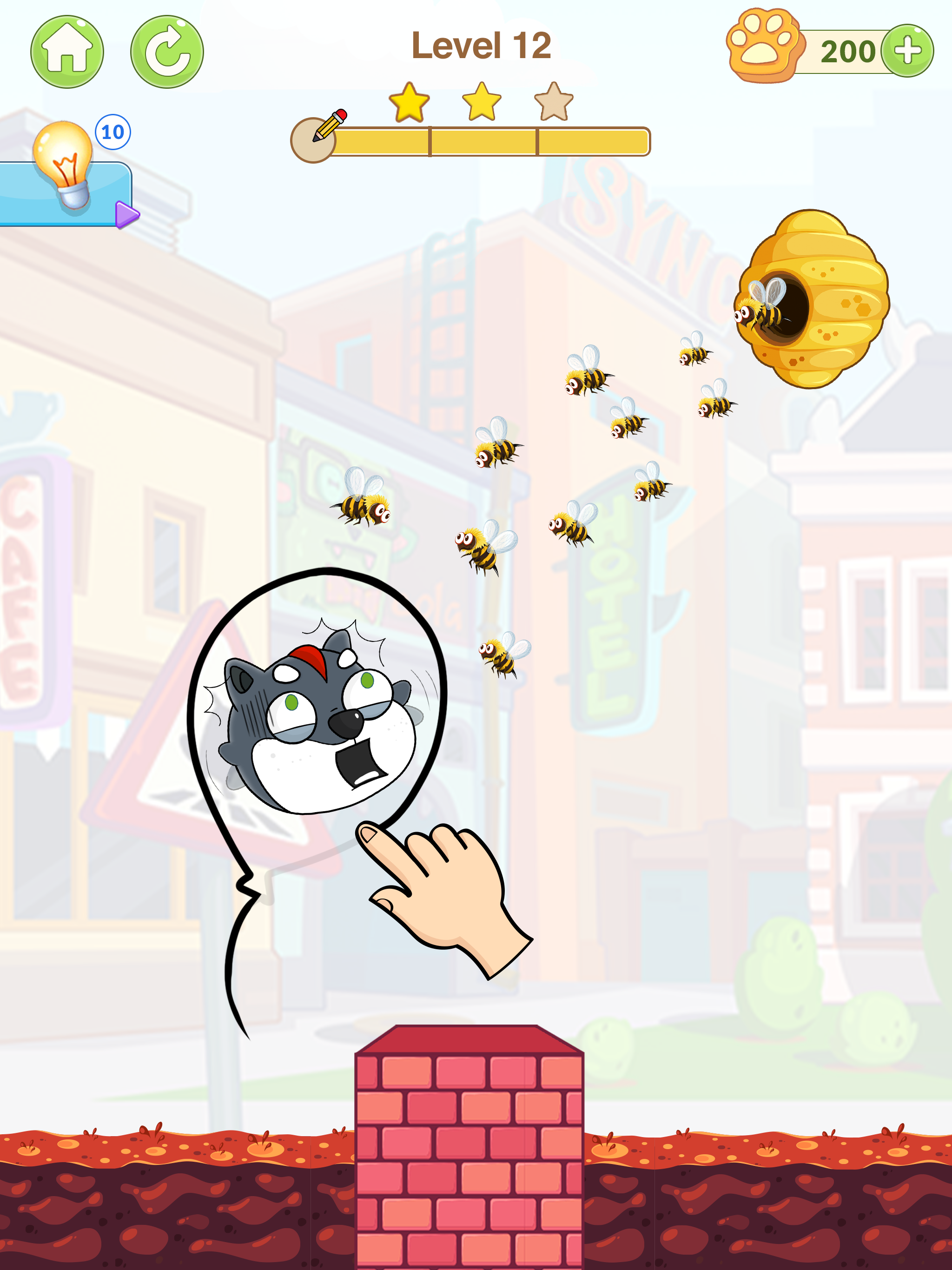 Help the Dog: Brain Puzzles Game Screenshot