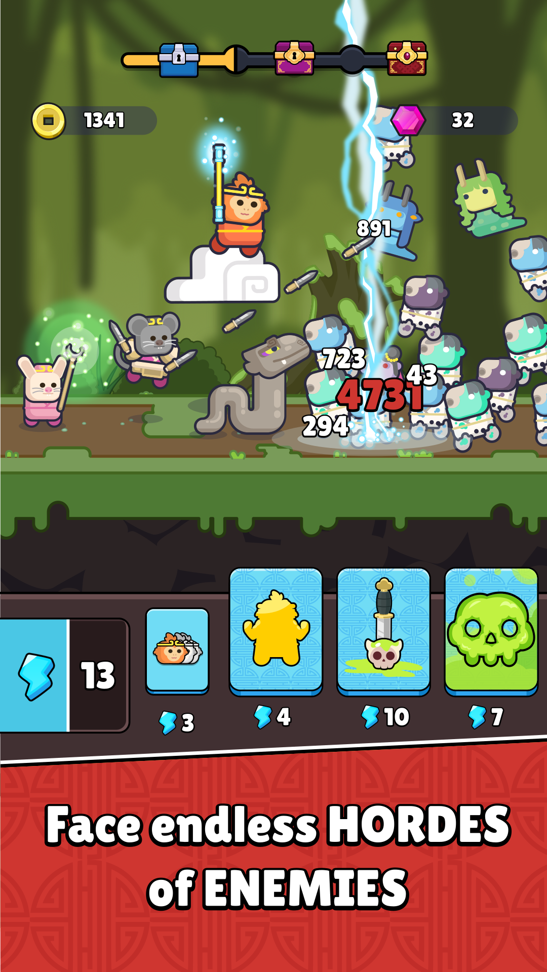 Monkey King: Legend of Heroes Game Screenshot