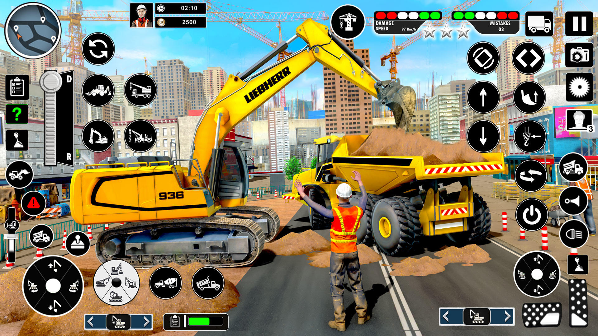 JCB Construction Games 3D Game Screenshot