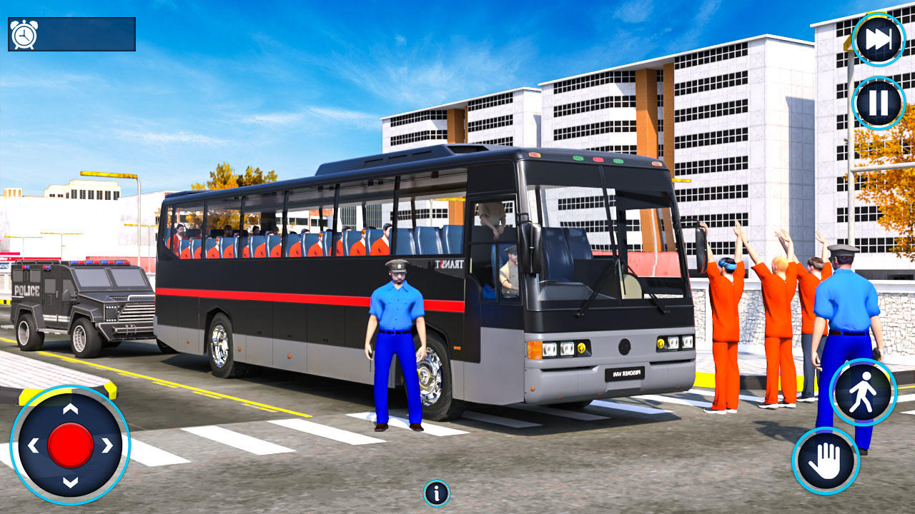 Us Police Bus Simulator 2023 Game Screenshot