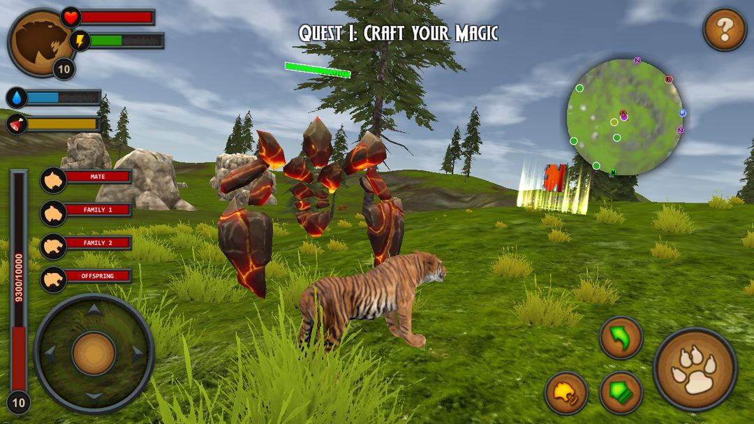 Screenshot of Tigers of the Forest