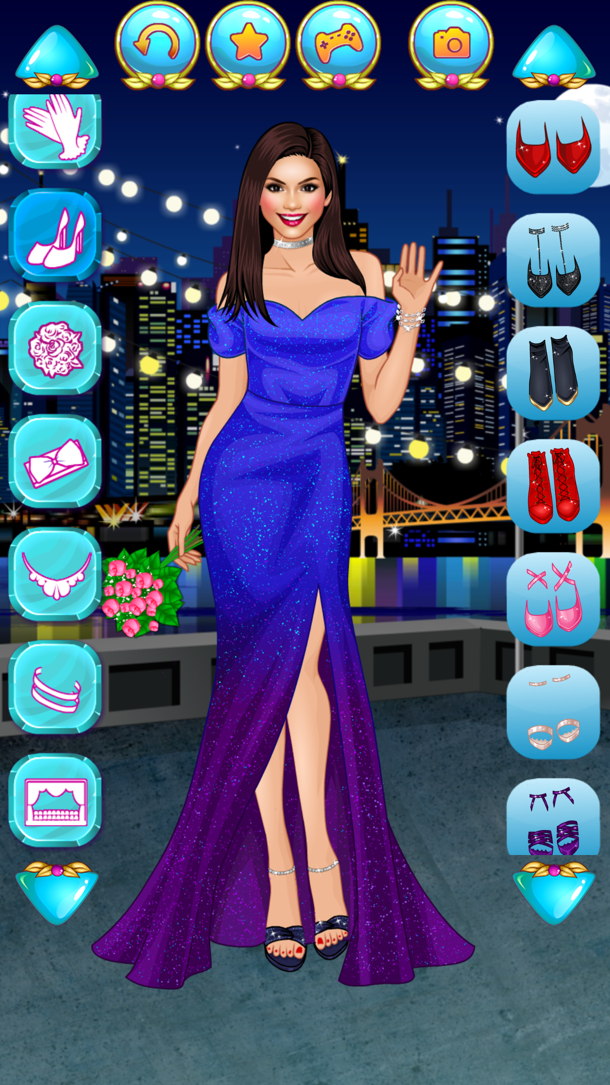 Model Dress Up: Girl Games Game Screenshot