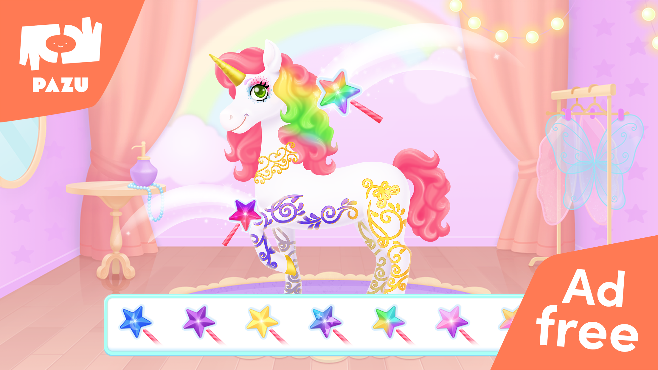 My Unicorn dress up for kids screenshot game