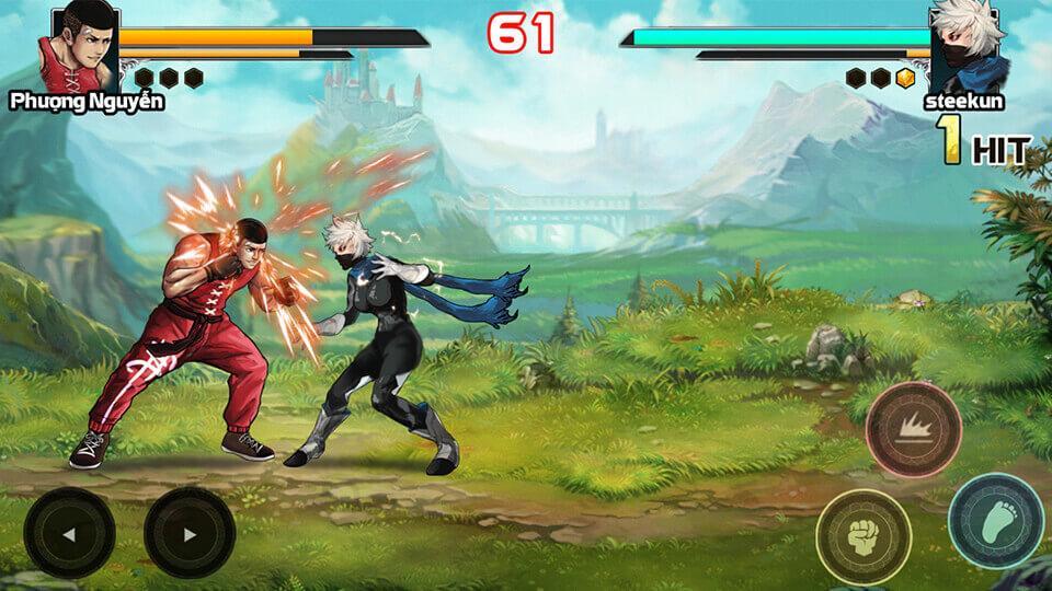 Screenshot of Mortal battle: Fighting games
