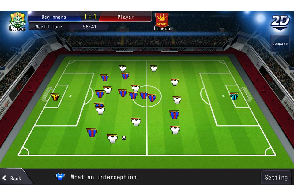 LINE Football League Manager screenshot game